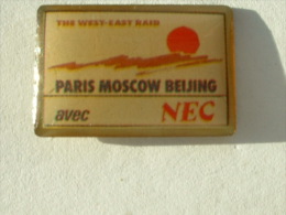 Pin´s PARIS MOSCOU PEKIN AVEC NEC - Rally