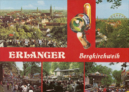 Erlangen - Mehrbildkarte 19  Bergkirchweih - Erlangen