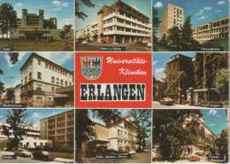 Erlangen - Mehrbildkarte 29   Universitätskliniken - Erlangen