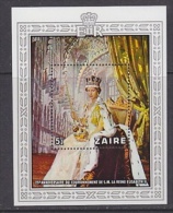 Zaire 1978 Queen Elizabeth M/s ** Mnh (26779) - Neufs