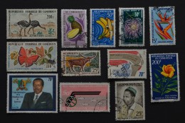 12 Timbres Oblitérés Cameroun - Camerún (1960-...)