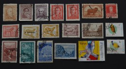 19 Timbres Oblitérés Argentine - Collezioni & Lotti