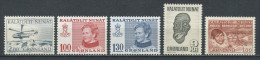 GROENLAND Année 1977 Complète N° 88/92 ** Neufs = MNH Luxe Cote 7,35 €  Jahrgang Full Year Ano Completo - Años Completos