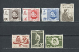 GROENLAND Année 1979 Complète N° 100/106 ** Neufs = MNH Luxe Cote 7,35 €  Jahrgang Full Year Ano Completo - Full Years