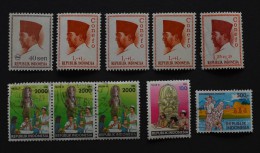 10 Timbres Neufs Et Oblitérés Indonésie - Indonesia