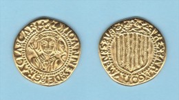 JUAN II De Aragon  1.453-1.464 Escudo Oro  SC/UNC  Réplica   T-DL-11.236 - Imitazioni