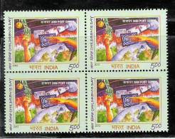 INDIA 2012  Children´s Day, MNH(**) Block Of 4.. - Unused Stamps