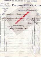 19 - BRIVE - FACTURE FERNAND DELCLAUD- FABRIQUE DE GALOCHES - CHAUSSURES-32 FG CARDINAL- 1926 - Altri & Non Classificati