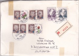 REGISTERED OVERPRINT STAMPS COVERS  1973 TURKEY. - Brieven En Documenten