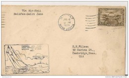 Canada   AIR MAIL FIRST OFFICIAL FLIGHT  Halifax St John Naar Cambridge   1929 - First Flight Covers