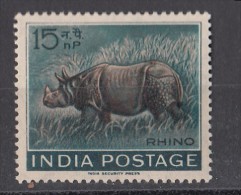 INDIA, 1962, Wildlife Week, Wild Life, Rhino, Rhinoceros, Animal, MNH, (**) - Ongebruikt