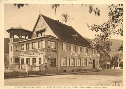 Réf : T 15 - 4373 : CHATENOIS  HOSTELLERIE  DE LA GARE  HERRMANN PROPRIETAIRE POSTE A ESSENCE - Chatenois