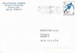 Czech Rep. / Stamps (2002) 0315: Winter Paralympic Olympic Games; (2002) 225 00 Praha 025: EMS ...; (letter) (K5939) - Winter 2002: Salt Lake City - Paralympics