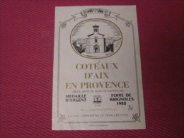 ETIQUETTE DE VIN - COTEAUX D'AIX EN PROVENCE  COOPERATIVE DE VENELLES = >USEE - Pink Wines