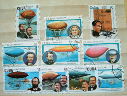 Cuba 1991 - 2000 Planes Balloons History - Usati