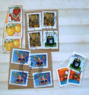 Brazil 2010 Fragments Of Cover - Fruits Postal Services Shoemaker Theatre - Usati