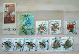 Brazil 1992 - 1993 - Birds - Used Stamps