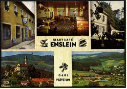 92714 Pleystein - Oberpfalz  -  Stadtcafe Enslein  -  Ansichtskarte Ca. 1980   (5460) - Weiden I. D. Oberpfalz