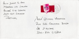 Portugal Cover With Mask Stamp - Briefe U. Dokumente