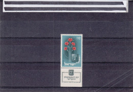 Fleurs - Israël - Yvert 65 ** - MNH - Valeur 8 Euros - Ongebruikt (met Tabs)