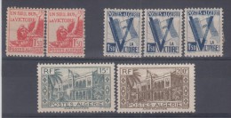 ALGERIE - 198 (2 Ex) + 199 (3 Ex) + 200 + 204* (petits Defauts De Gomme) Cote 8,80 Euros Depart A 10% - Unused Stamps