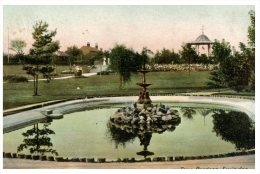 (3456) Very Old Postcard - UK - Swidon Town Gardens - Bomen