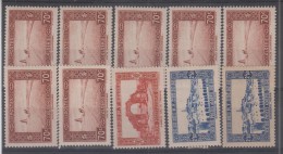 ALGERIE - 138 (7 Ex) + 139 + 141A (2 Ex)* (certains Petits Defauts) Cote 3,85 Euros Depart A 10% - Unused Stamps