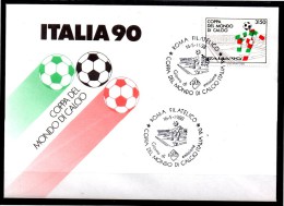 ITALIE   FDC   Cup 1990      Football  Soccer  Fussball - 1990 – Italia