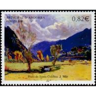 Timbre Andorre Français N°615 - Other & Unclassified