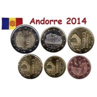 Série 6 Pièces Andorre 2014 - Sonstige & Ohne Zuordnung