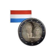 2 Euros Commémorative Luxembourg 2015 Grand Duc Henri - Andere & Zonder Classificatie