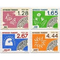 Timbres Préoblitérés France N°190 à 193 - Collezioni