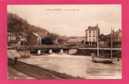 27 EURE PONT-AUDEMER, Le Grand Barrage, Amont,  1932, (Librairie Hauchard) - Pont Audemer