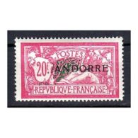 Timbre Andorre N°23 Timbres De France Surchargés Neuf Sans Charnière - Autres & Non Classés