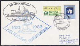 ANTARCTIC, GERMANY, FS"POLARSTERN", 3.9.1985 ,  2 Cachets ANT-IV,  Look Scan !! 18.12-47 - Spedizioni Antartiche