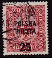 POLAND 1918 Krakow Sc 38 Used - Used Stamps