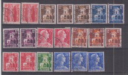 ALGERIE - 20 Timbres Obli (voir Details Dans L'annonce) Cote 4,90 Euros Depart A 10% - Usados