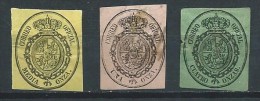 Espagne - Timbres De Service - - 1855 - Y&T 5-7 - Neuf * - Nuevos