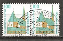 BRD 1989 - Michel 1406 A/1406 A Gest. - Zusammendrucke