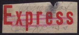 EXPRESS - Vignette Label - 1914 Hungary, Ungarn, Hongrie - Damaged / Used - Viñetas De Franqueo [ATM]