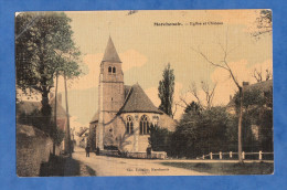 CPA Toilée Couleur - MARCHENOIR - Eglise Et Château - Editeur Fontaine - RARE - Marchenoir