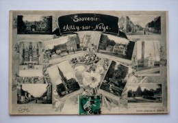 80 - SOUVENIR D' AILLY-SUR-NOYE -  10 VUES DIFFERENTES ET FLEURS - Ailly Sur Noye