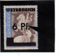 STE1388 ÖSTERREICH 1945 Michl 665 PLATTENFEHLER RINGERL IM "f"  ** POSTFRISCH Suiehe ABBILDUNG - Abarten & Kuriositäten