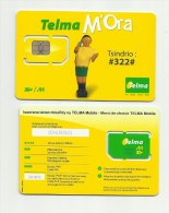 MADAGASCAR MADAGASKAR  Carte SIM NEUVE  /  MALAGASY NEW SIM Card TELMA MADAGASCAR - Madagascar