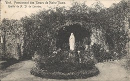 VISE : Pensionnat Soeurs Notre-Dame - Grotte ND De LOURDES -RARE CPA - Cachet De La Poste 1913 - Visé