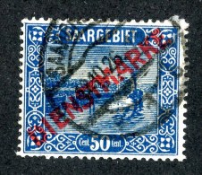 14685 - Saar 1922    Michel # 9 PF III (o) Signed Hoffmann BPP ( Cat. €10. ) - Dienstzegels