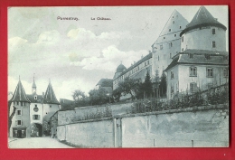 PAI-11 Porrentruy Le Château   Cachet 1910.  Metz - Porrentruy