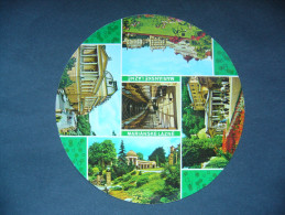 Czechoslovakia: Marianske Lazne Marienbad - Multiview - Runde AK, Round Shape Postcard 1970s Unused - Tsjechië