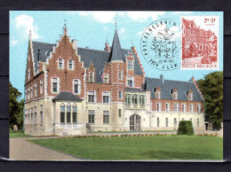 Carte Maximum  De 1971  " LE STEEN / CHATEAU DE RUBENS A ELEWIJT. " N° YT 1606. Parfait état. CM - Rubens