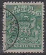 RHODESIA - 1890 10/- Coat Of Arms. Scott 15. Fine Used - Andere & Zonder Classificatie